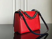 louis vuitton original epi leather twist mm M52504 red - 6