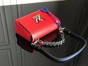 louis vuitton original epi leather twist mm M52504 red - 3