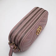  GG original calfskin marmont mini chain bag 546581 nude - 6