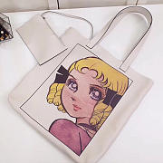 GG original calfskin doll large tote bag 519335 white - 5