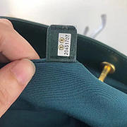  CC original calfskin grosgrain hobo handbag A57576 blackish green - 5