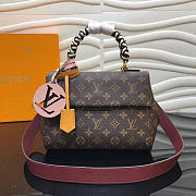 louis vuitton original monogram cluny BB M43982 burgundy - 1