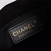 CC original calfskin large boy chanel handbag AS0130 Y84181 10601 white - 4
