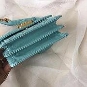 CC original grained calfskin boy handbag AS0130 light blue - 4