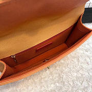 CC original grained calfskin flap bag AS0062 orange - 2
