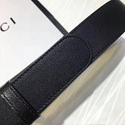 GG top quality leather belt G001 black - 4
