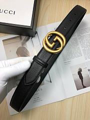 Gucci belt Cowhide 3.8 black - 6
