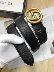 Gucci belt Cowhide 3.8 black - 3