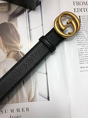 Gucci belt Cowhide 3.8 black - 2