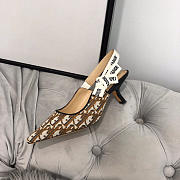 Dior  yellow mid heel 6.5cm - 2