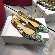 Dior green flat 1cm - 3