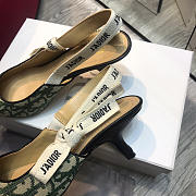 Dior Green mid heel 6.5cm - 2