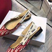 Dior Red Flat shoes 1cm - 4