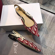 Dior Red Flat shoes 1cm - 2