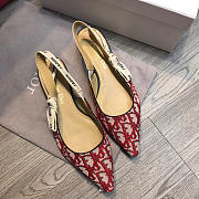 Dior Red Flat shoes 1cm - 6