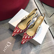 DIOR Red middle heel 6.5cm - 1