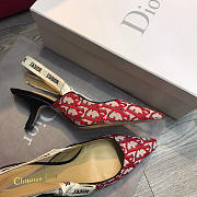DIOR Red middle heel 6.5cm - 4