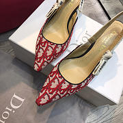 DIOR Red middle heel 6.5cm - 2