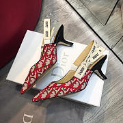 DIOR Red middle heel 6.5cm - 5
