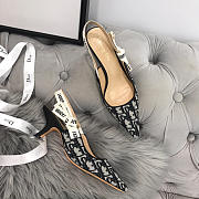Dior black middle heel 6.5cm - 3