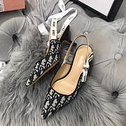 Dior black middle heel 6.5cm - 5