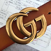 GG original calfskin belt 30mm 414516 brown - 6