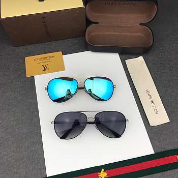 LV Louis Vuitton Men's Polarized Sunglasses
