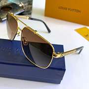 LOUIS VUITTON Polarized sunglasses Metal style - 3