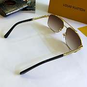 LOUIS VUITTON Polarized sunglasses Metal style - 6