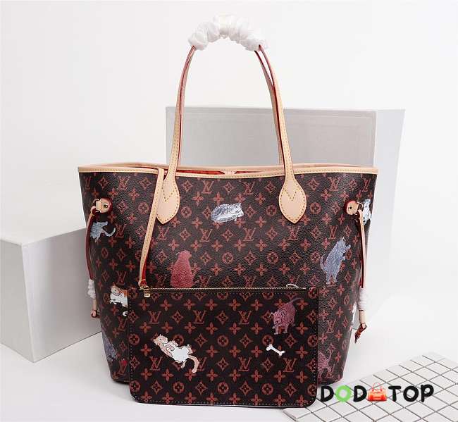 Louis Vuitton Neverfull MM Handbag Monogram M44441 - 1