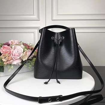 Louis Vuitton Original Epi Leather Neonoe Bag M54366 Black