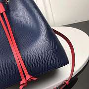 louis vuitton original epi leather neonoe bag M54367 navy blue - 5