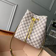 louis vuitton original damier azur neonoe bag n43569 yellow - 1