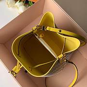 louis vuitton original damier azur neonoe bag n43569 yellow - 5