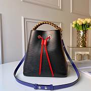 louis vuitton original epi leather neonoe bag M54369 black - 1