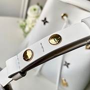 Louis Vuitton Original Epi Leather Love Lock Neonoe Bucket Bag M53237 White - 2