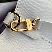 Louis Vuitton Original Epi Leather Love Lock Neonoe Bucket Bag M53237 White - 4
