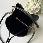 louis vuitton original epi leather love lock neonoe bucket bag M53237 black - 5