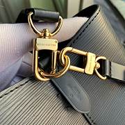 louis vuitton original epi leather love lock neonoe bucket bag M53237 black - 2
