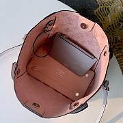 louis vuitton original mahina leather hina pm M53938 pink - 2