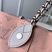 louis vuitton original mahina leather hina pm M53938 pink - 3