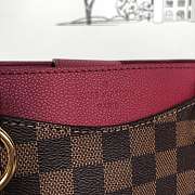 louis vuitton original damier riverside tote bag n40052 burgundy - 4