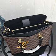 louis vuitton original damier riverside tote bag n40050 black - 3