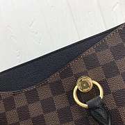 louis vuitton original damier riverside tote bag n40050 black - 4