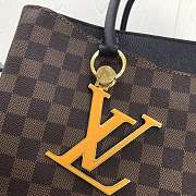 louis vuitton original damier riverside tote bag n40050 black - 5