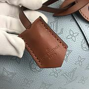 louis vuitton original mahina leather hina pm M54353 blue - 4