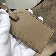 louis vuitton original mahina leather carmel hobo bag M53188 cream - 6