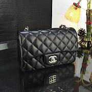 CC original handmade lambskin mini flap bag A69900 black - 1