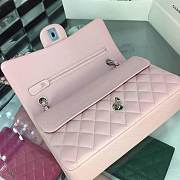 CC original handmade lambskin medium flap bag A01112 pink - 6