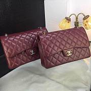 CC original handmade lambskin large flap bag A58600 bordeaux - 1